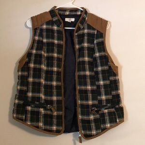 plaid vest